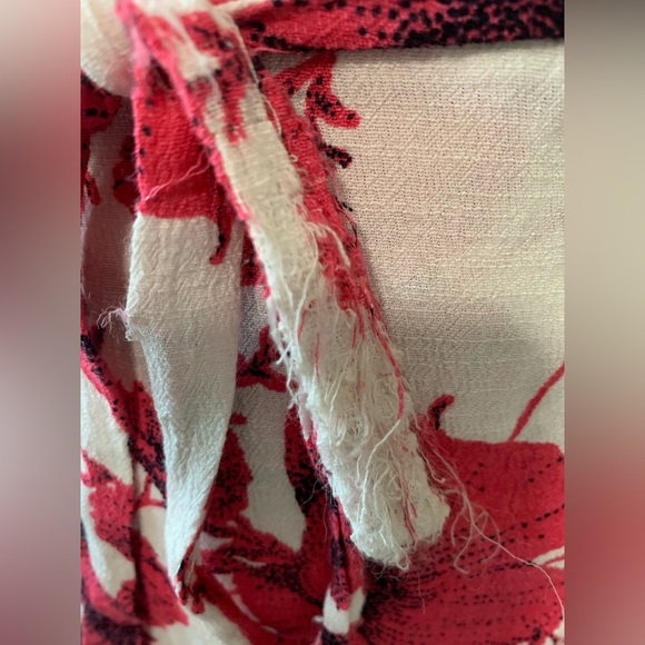 SOLD!! Free People French Quarter Floral Ruffle Wrap Dress - Picture 5 of 5